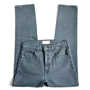 Everlane The Way-High Slim Jean Organic Cotton In Vintage Light Blue Gray Sz 26